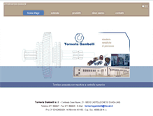 Tablet Screenshot of gambelli.it